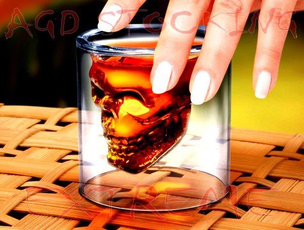 Copo Skull Whisky 75ml