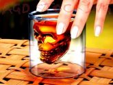 Copo Skull Whisky 75ml