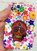 Meia para Celular Skull Flower
